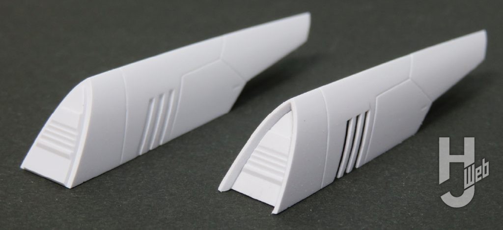 射水宏製作「アークラウド」バックパックのスラスター比較