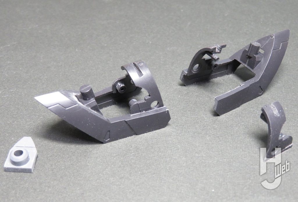 射水宏製作「アークラウド」肩アーマー製作途中