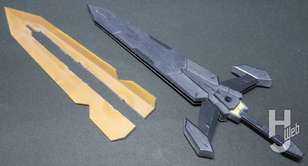 射水宏製作「アークラウド」大剣アスカロン製作途中