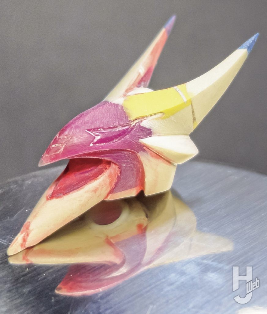 田仲正樹製作「ボチューン」製作途中頭部