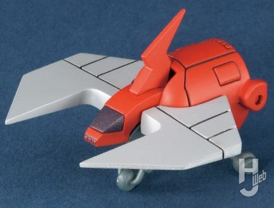 変形タイプガードランチャーにライディングギア装着