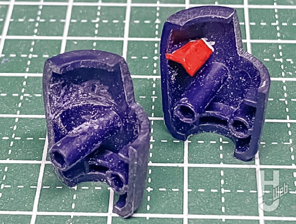 ドーパミン製作途「ダンガードA」製作途中前腕部