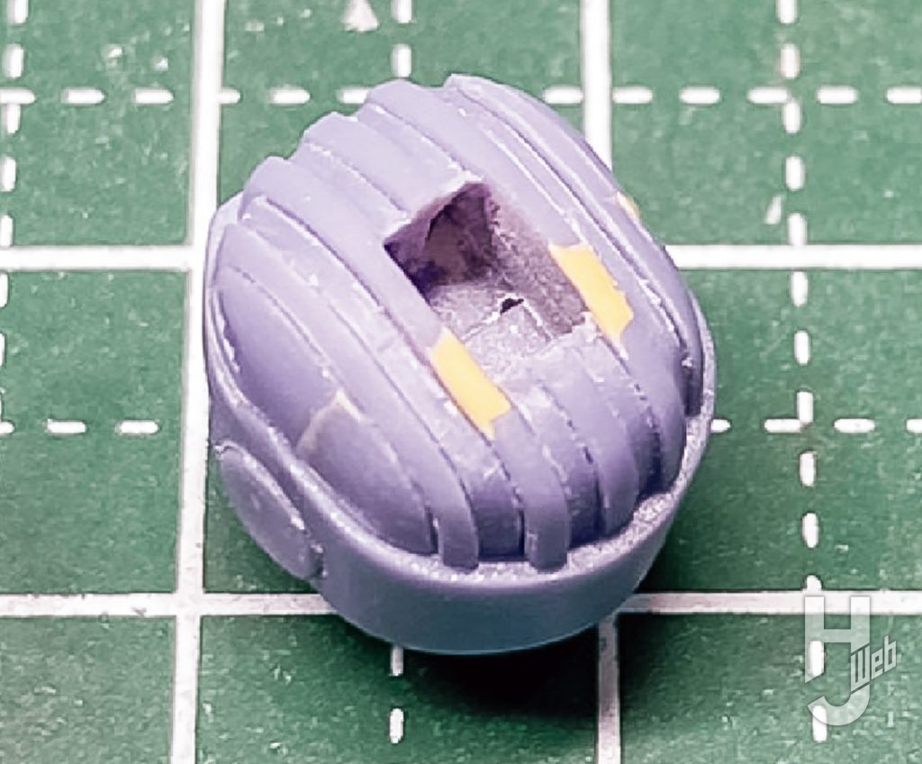 ドーパミン製作途「ダンガードA」頭部製作途中