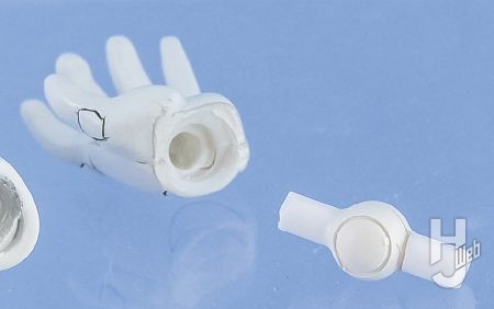 イタミテック製作「アムドライバージェナス＆ボードバイザー」製作途中ハンドパーツ