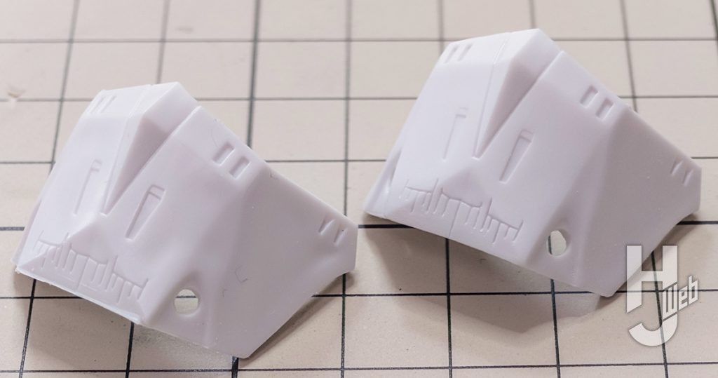 nishi製作「L.E.D.ミラージュ 先行量産型 =ジュノー 2989=」製作途中肩装甲