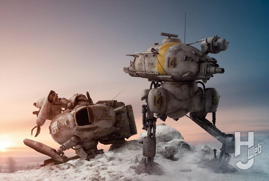 横山宏製作「シュトラール軍 多目的大型装甲戦闘服 カングール」特撮