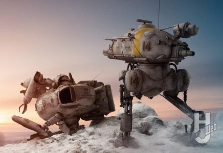 横山宏製作「シュトラール軍 多目的大型装甲戦闘服 カングール」特撮