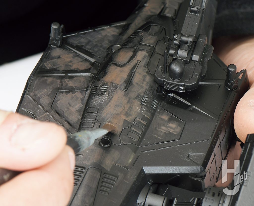 大森記詩製作「DHV マゼラン」製作途中マホガニーの塗装