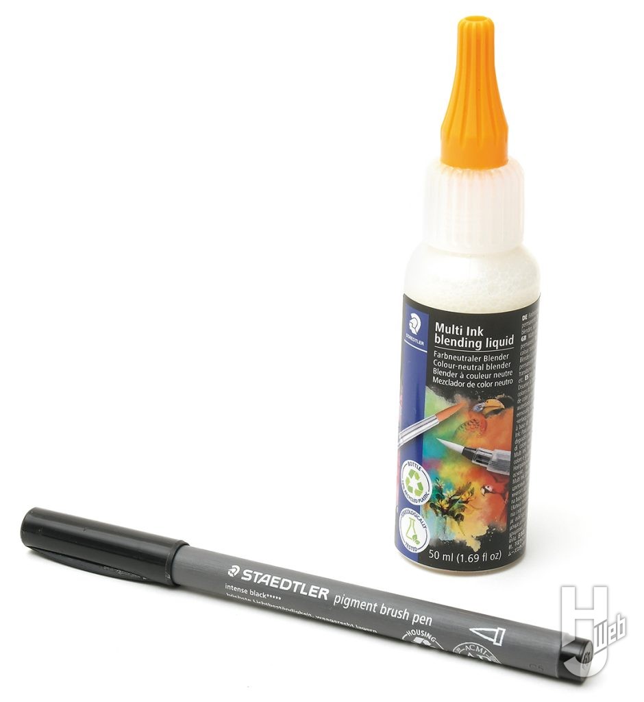 「ピグメントブラッシュペン」＆「ブレンディングリキッド」