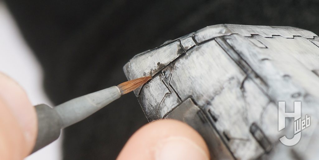 大森記詩製作「DHV マゼラン」製作途中パネルラインの汚れ