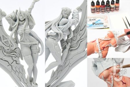 美少女ミニチュアの“肌”ってどう塗るの？ ボークスおすすめのファレホ３色をご紹介！妖怪モチーフの最新キット「イバラキ」「シュテン」（リンボディビジョン209社）で塗装に挑戦！【ボークス ワールドミニズ】