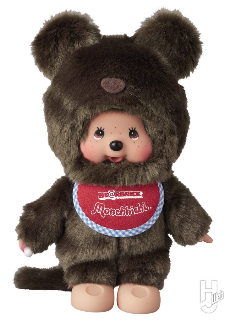ベアブリックコスチューム版モンチッチの人形の画像
