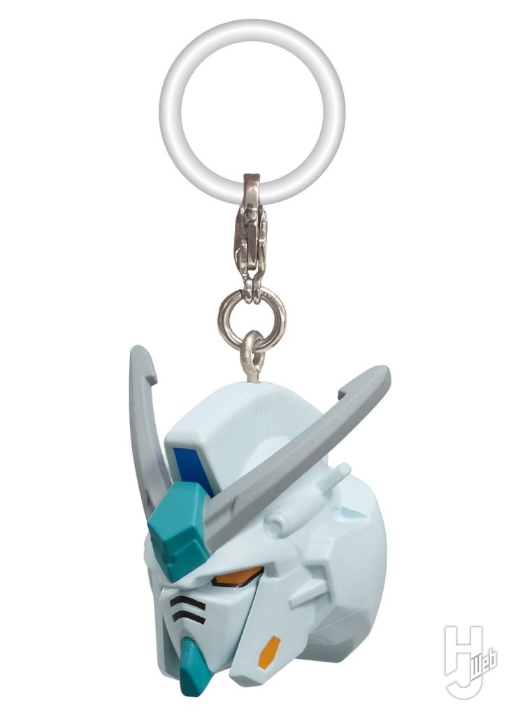 機動戦士ガンダム ガンダムヘッドめじるしアクセサリーの量産型νガンダムの画像