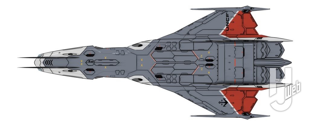 99式空間戦闘攻撃機コスモファルコン加藤機下面イラスト