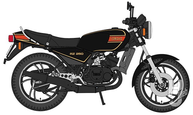 ヤマハ RZ250 (4L3)(1980)“ブラックカラー”