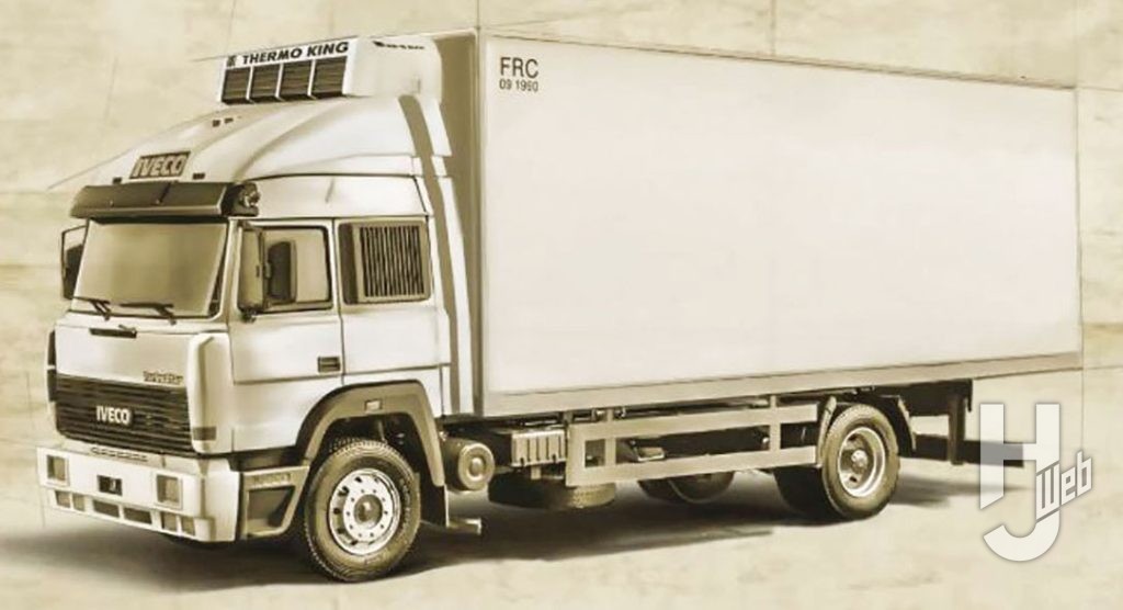 イヴェコ・ターボスター・リーファートラック
