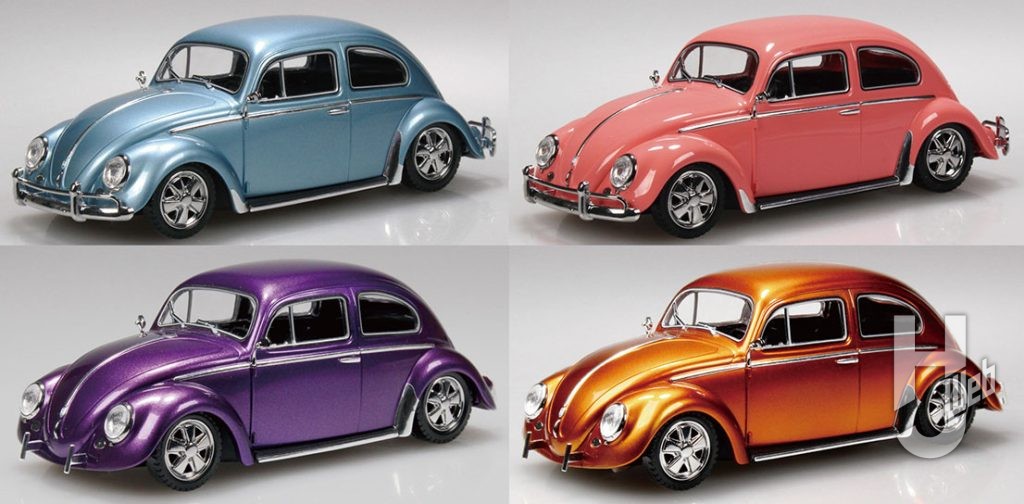 フォルクスワーゲン ビートル カスタム（ストラトシルバー）、（コーラルピンク）、（メタリックパープル）、（メタリックオレンジ）

