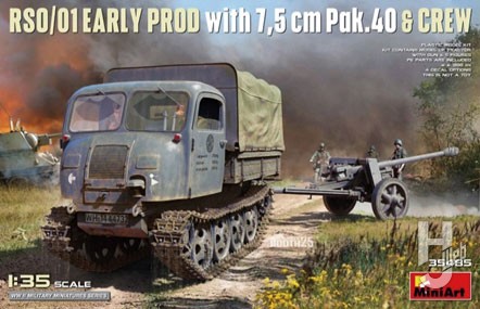 RSO/01 初期生産型 w/7.5cm Pak.40対戦車砲&乗員