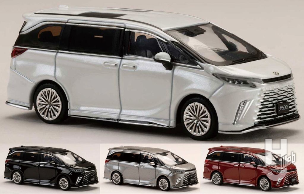 レクサス LM カスタムバージョン 6シーター 500h（RHD）/ ブラックインテリア ソニッククォーツ、グラファイトブラック ガラスフレーク、ソニックチタニウム、ソニックアゲート
