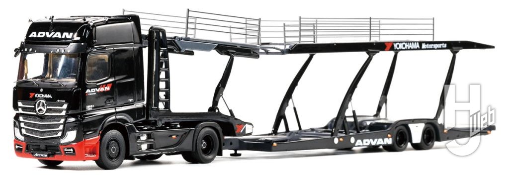 Mercedes-Benz Actros 2 -（LHD）- ブラック/ADVAN
