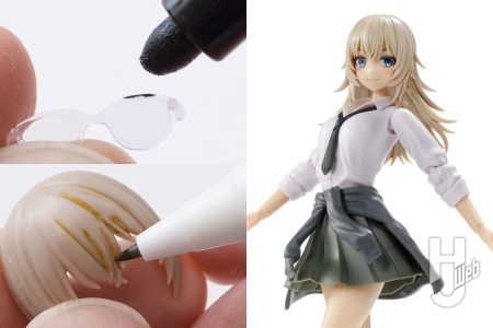 素組みから一歩踏み出してみませんか？ペンツールを使った“ちょこっと塗装”に挑戦してみよう！ガールズプラモ部分塗装How toをご紹介【ガールズプラモスタイル#09 記事抜粋】