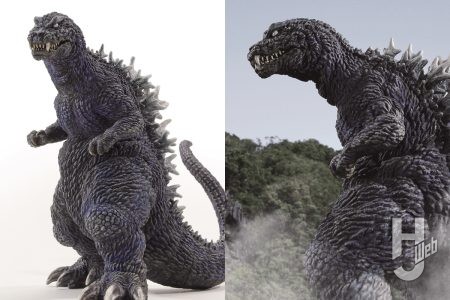 情景王・山田卓司による「ゴジラ（2001）」超速攻キットレビュー！青系カラーによるドライブラシで、外皮ディテールをくっきりと浮かび上がらせる。アオシマ「PLAfig.」シリーズ第3弾が予約受付中！