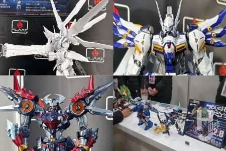 フレイムトイズ「鉄機巧 ヴァイスリッター」のテストショット＆デコマスと「鉄機巧 ダイゼンガー」のデコマスが初展示！天元突破グレンラガンやロディマス Lost Light ver.などのタッチ＆トライも実施中！【あみあみホビーキャンプ／ワンフェス2026[冬]】