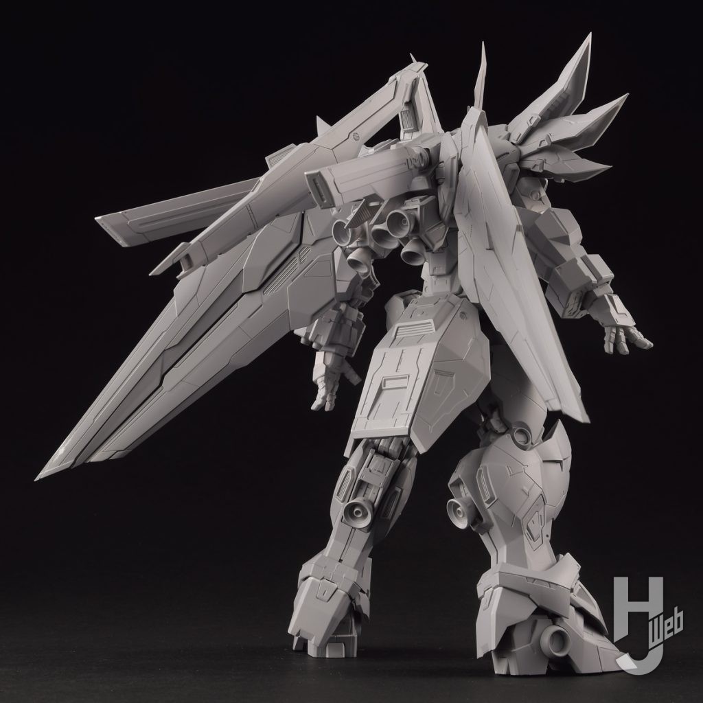 ヴァイスリッターの可動フィギュアの後ろ姿の全体画像