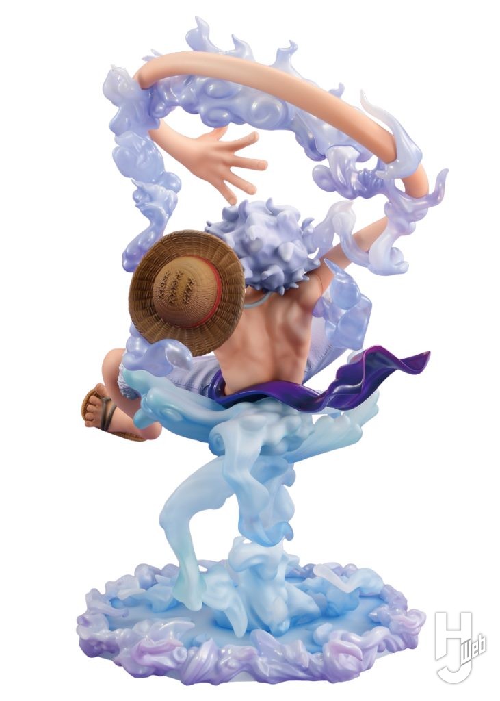 モンキー・D・ルフィのフィギュアの後ろ姿の全体画像