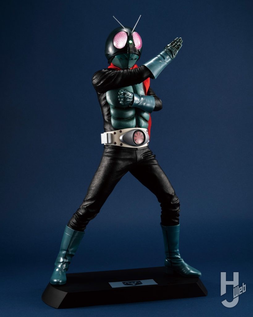 仮面ライダー旧1号のフィギュアの全体画像