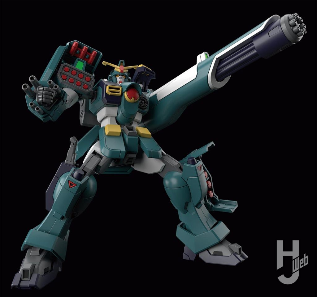 HG ガンダムレオパルド　ポージング画像