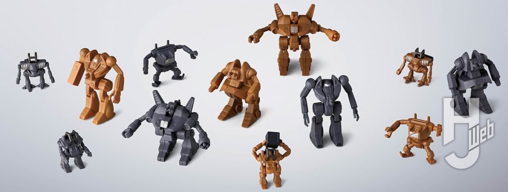 合金魂GX-38X ウォーカーマシンセット　　組み立て式ウォーカーマシン　全体画像