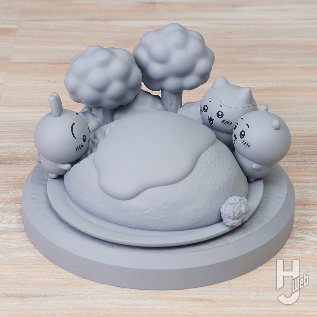 ちいかわ ルームライトの原型の画像