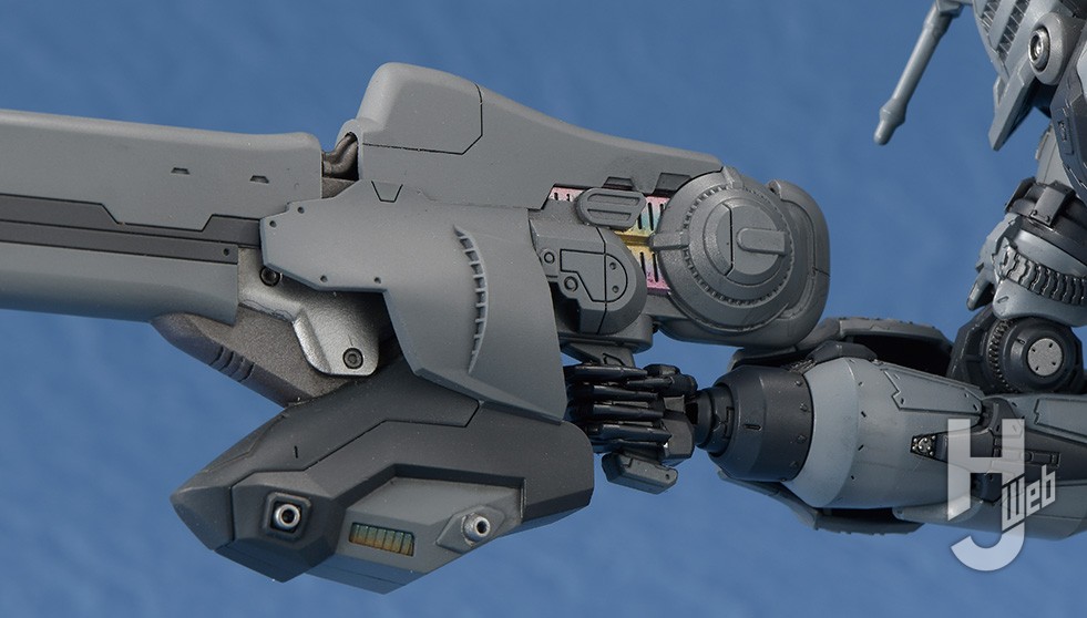 レーザーライフルVE-66LRB 塗装 加工部分拡大