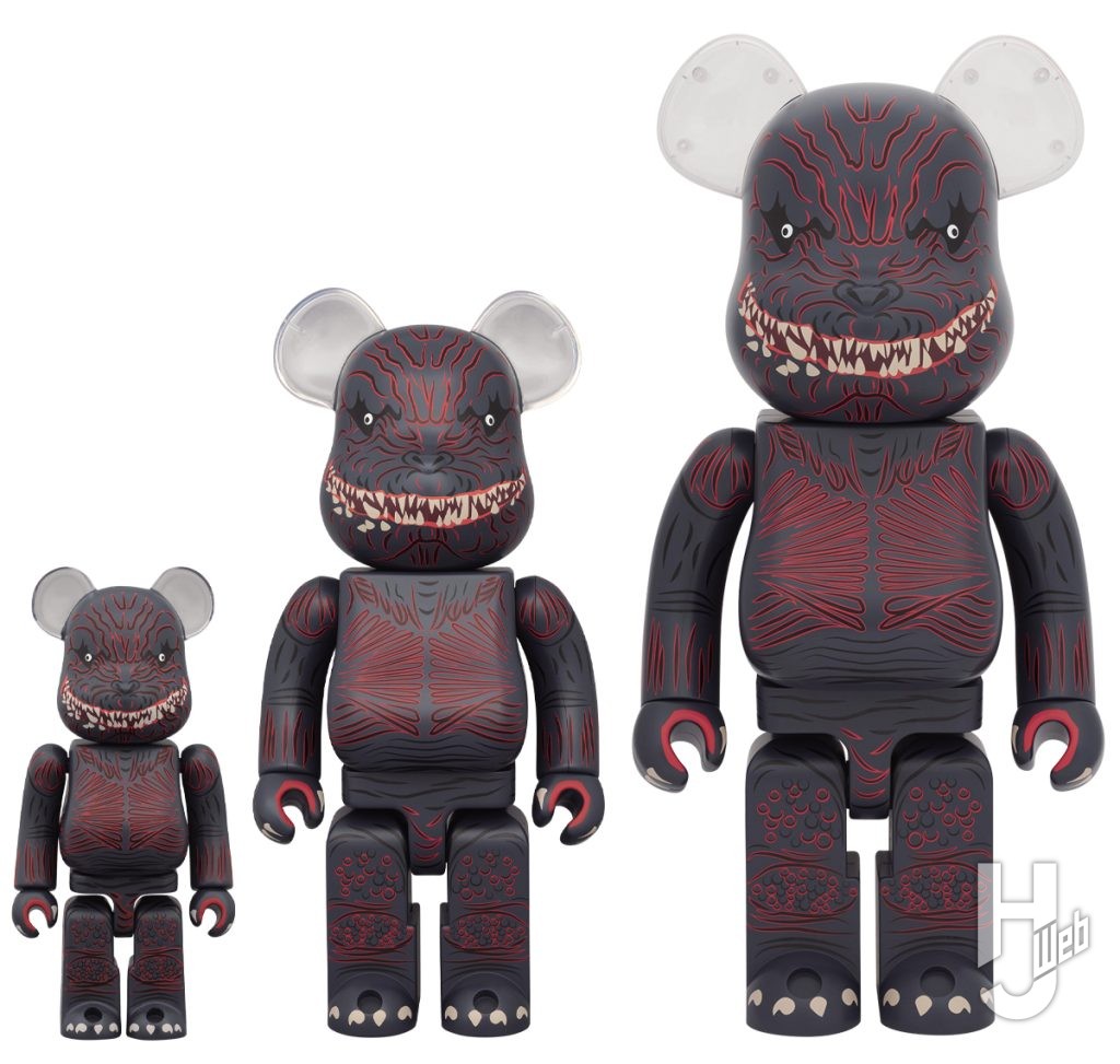 ゴジラのベアブリックの画像