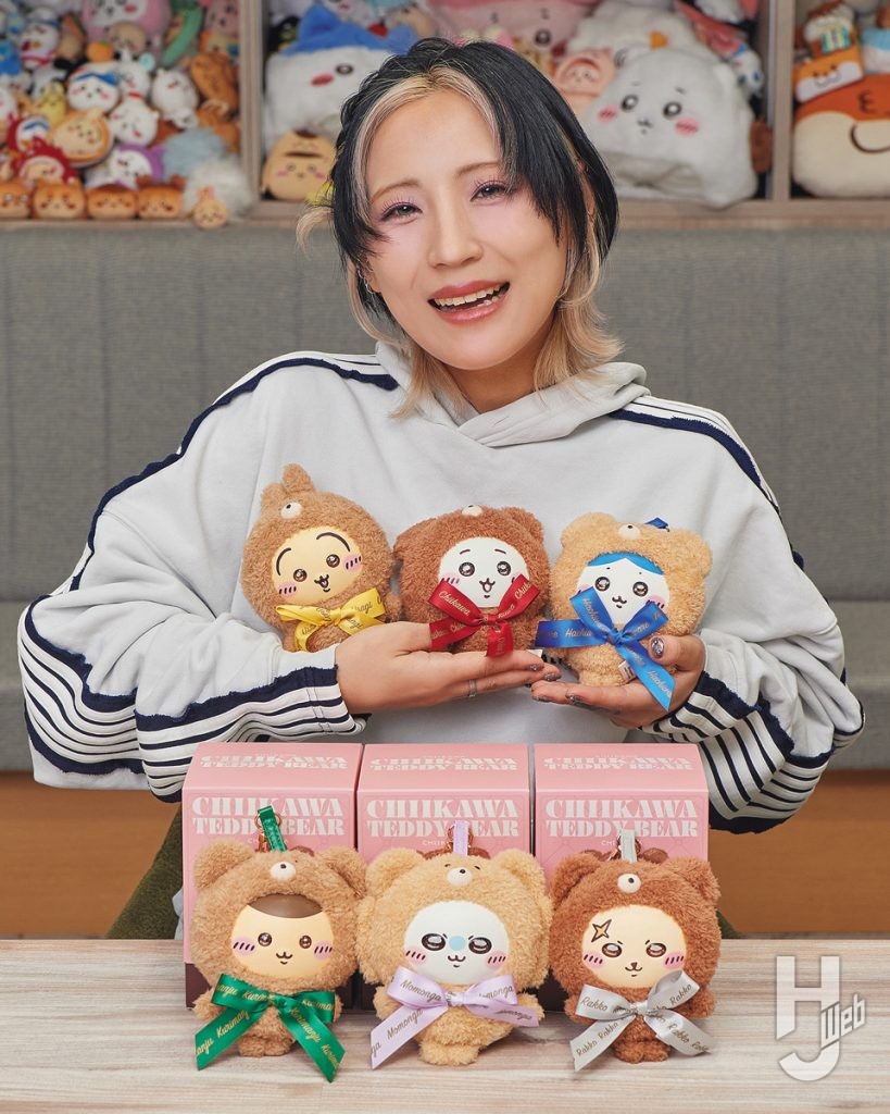 ちいかわのテディベアを持つつんこの画像