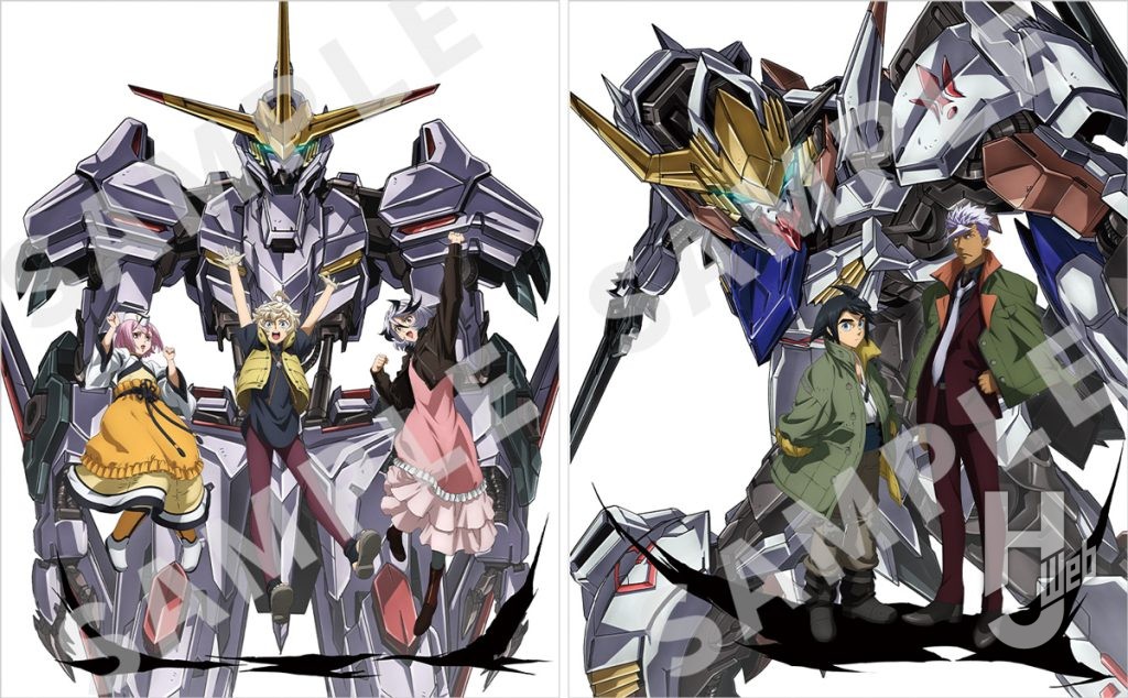 鉄血のオルフェンズのBlu-rayとDVDのパッケージの画像