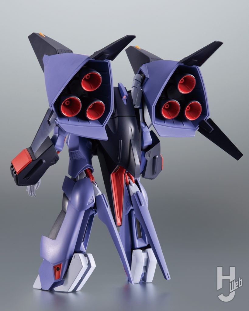 メッサーラの可動フィギュアの後ろ姿の全体画像