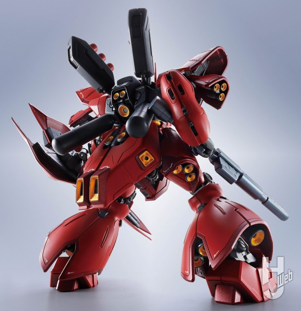 サザビーの可動フィギュアの後ろ姿の全体画像