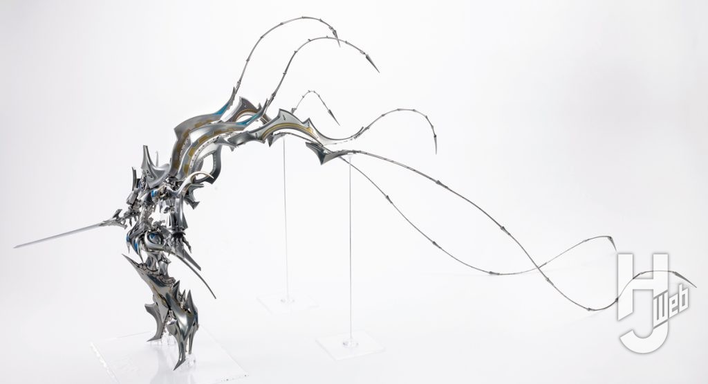 HSGK 1/72 アゲハ・モルフォ・ザ・スルタンのフライヤー基部の伸長時の画像