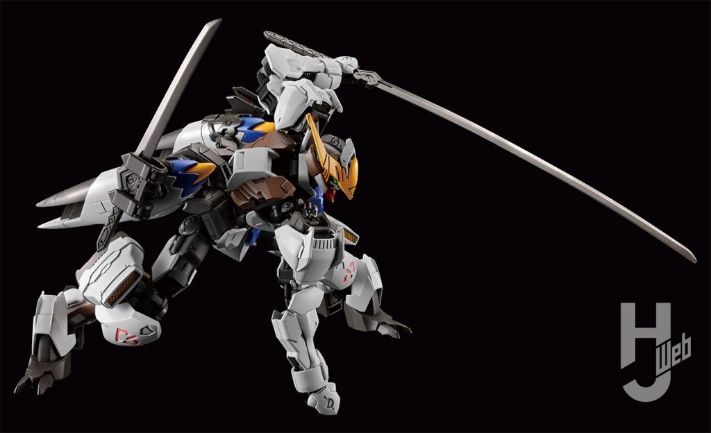 HG ガンダムバルバトスアダプト　アクションポーズ画像