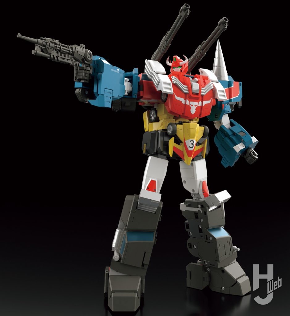 THE合体 ランドバイソンのポージング画像