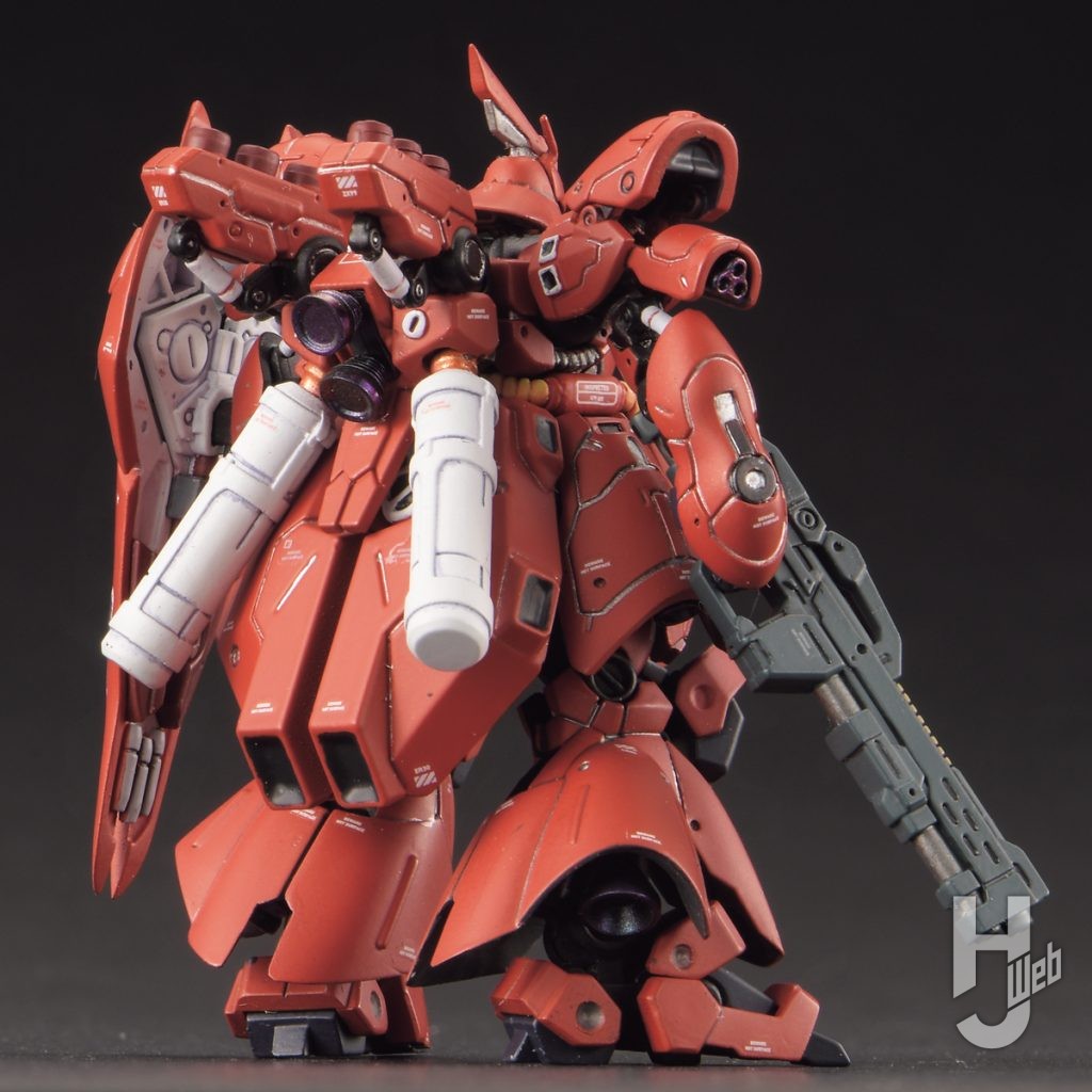 ガンダムアーティファクトサザビーの塗装後の画像その3