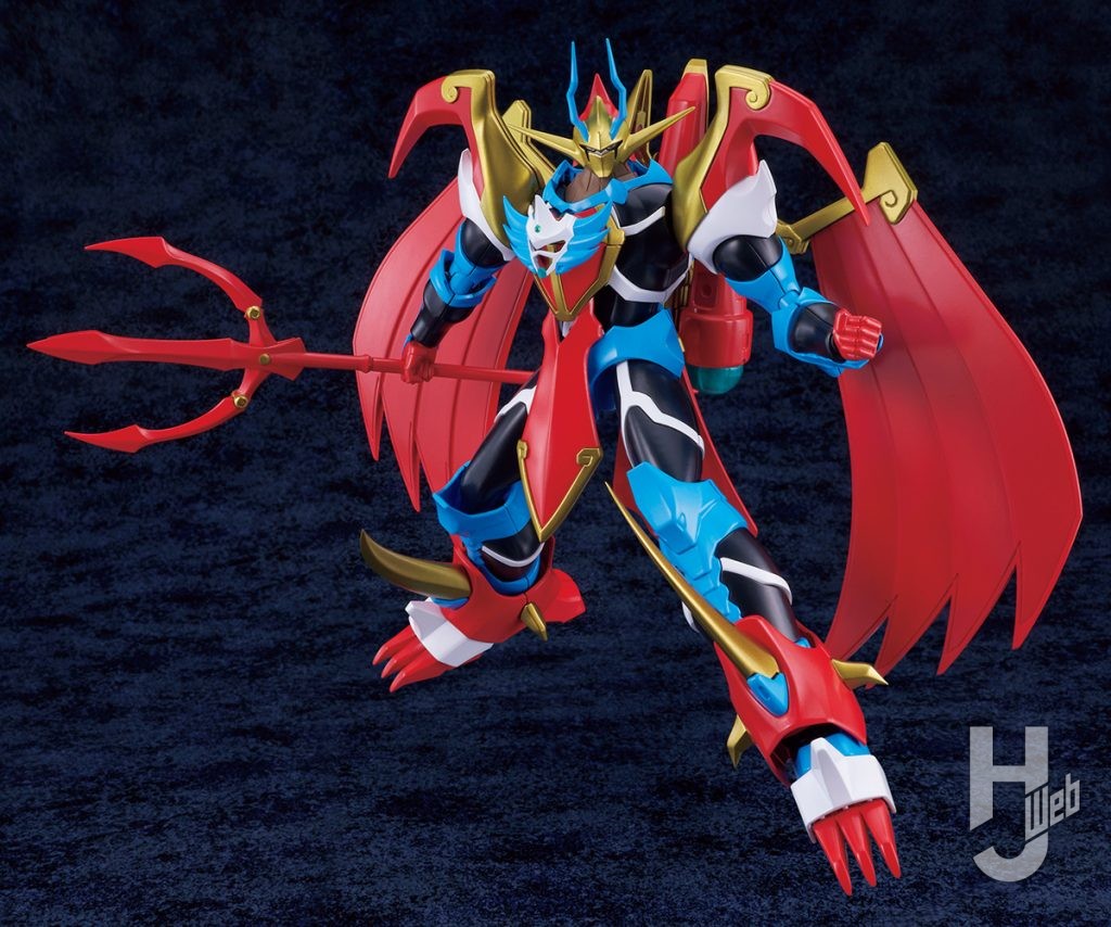 MODEROID 超魔空戦神ガイオウのポージング画像