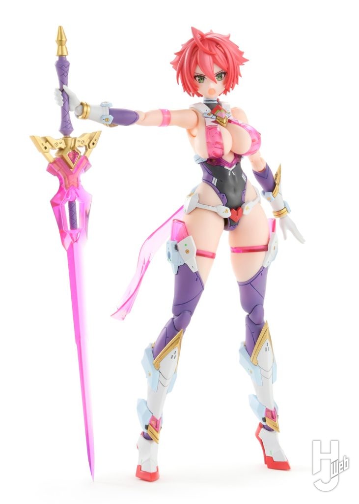 キューティーハニーのプラモデルの全体画像