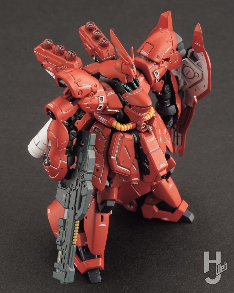 ガンダムアーティファクトサザビーの塗装後の画像その1