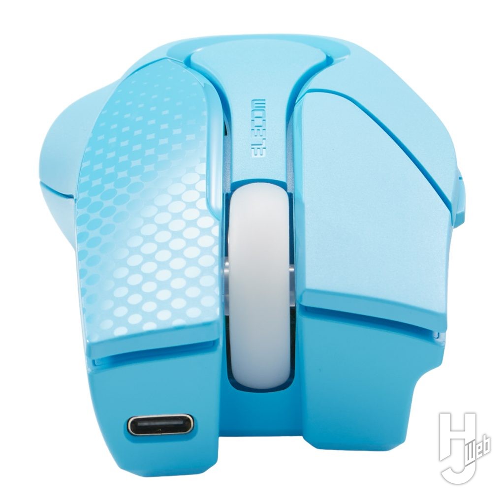 士郎正宗 復刻デザインマウス/Bluetooth M-SHIROW1SC（ブルー）の正面の画像