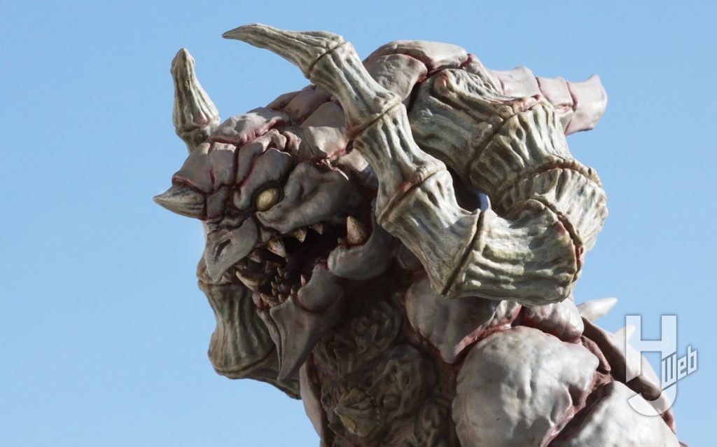 長奇原型「剛力怪獣シルバゴン」顔アップ