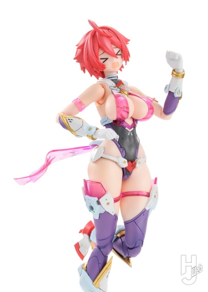 キューティーハニーのプラモデルのアップ画像その2