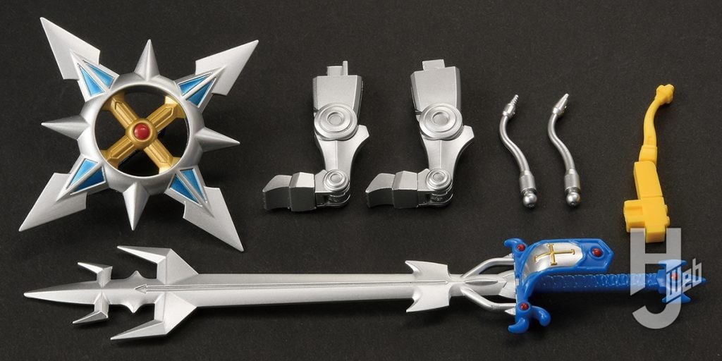 ミニアクションシリーズ　ボルトロン ライオンフォースの付属品一覧の画像